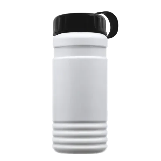 RPET Bottle with Tethered Lid (20 oz.) — view 9