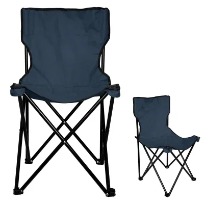Side profile of the open chair