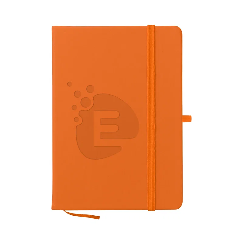 Upright presentation of the notebook against a white backdrop