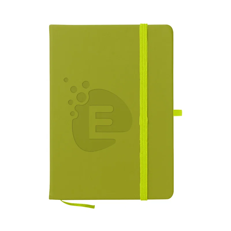Cover and page edges of the notebook in one frame
