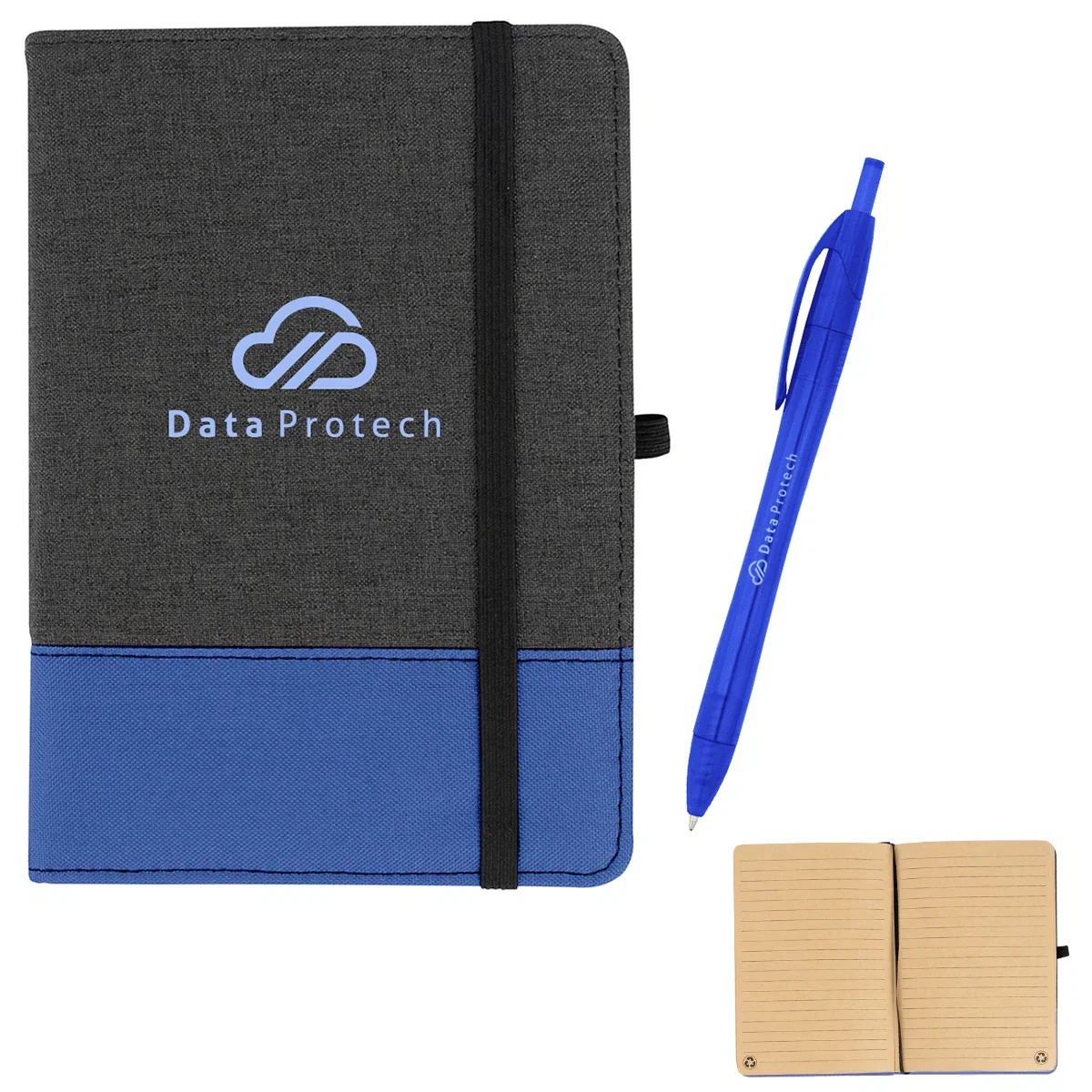 Charcoal cover shown closed with the pen alongside