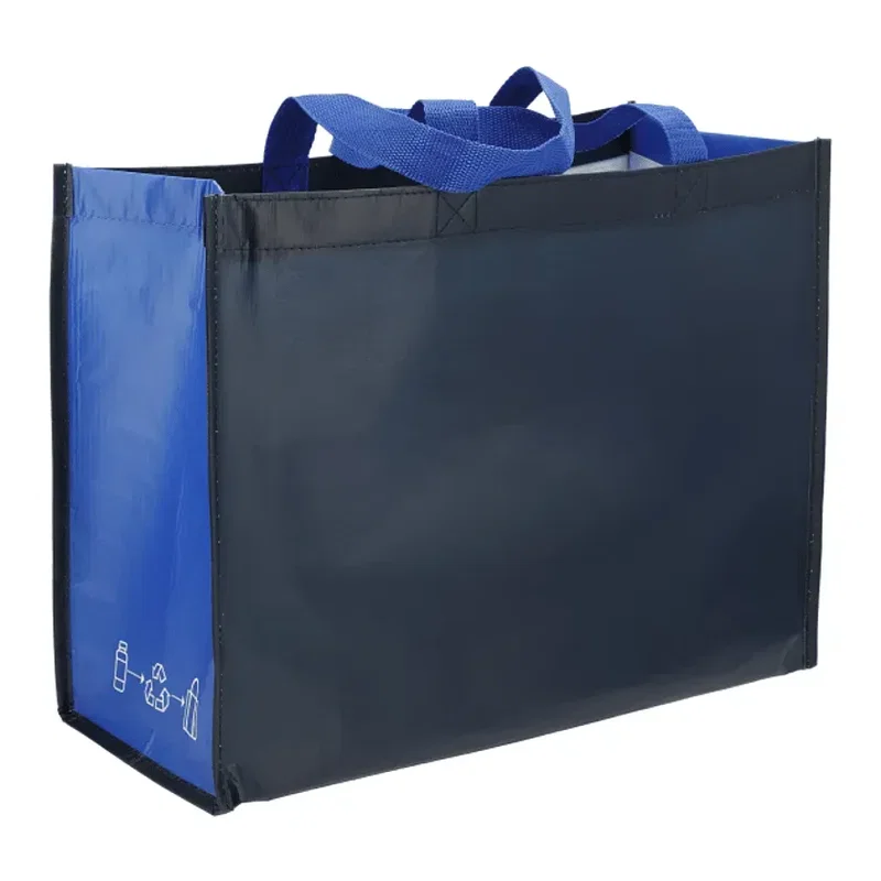 Personalized RPET Laminated Matte Shopper Tote — view 6