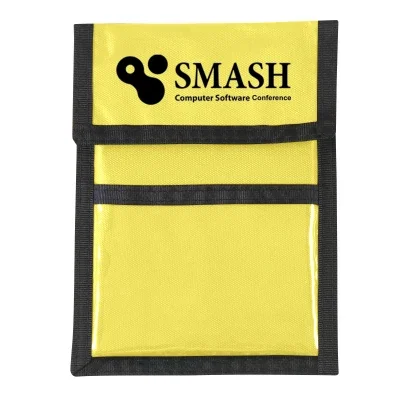 Slim organizer for tickets and credentials during conferences