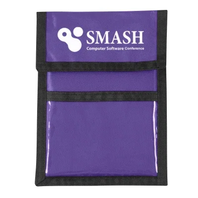 Back panel of the recycled polyester neck carrier