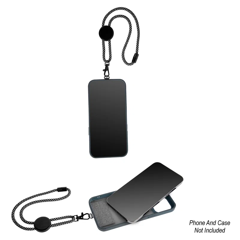 Worn around the hand while carrying a smartphone