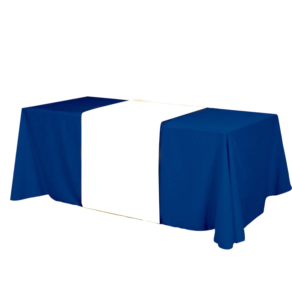 Table Runner - (Front, Top, 12" Back) - All Over Dye Sub — view 2