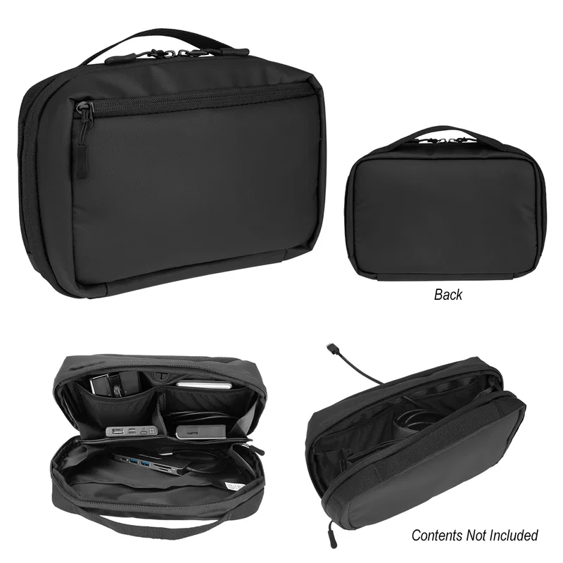 rPET Tech Pouch With Easy Cord Access — view 3