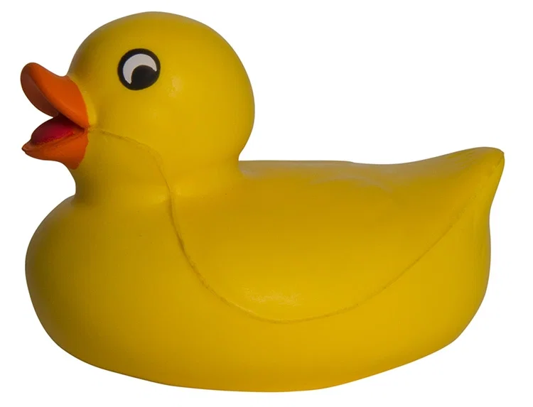 "Rubber" Duck Stress Reliever — view 2