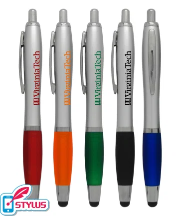 Rubber Grip Gel Pen - Rio Retractable — view 2