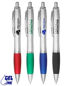 Rubber Grip Gel Pen - Rio Retractable