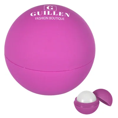 Full color imprint wrapping the curved surface of the ball