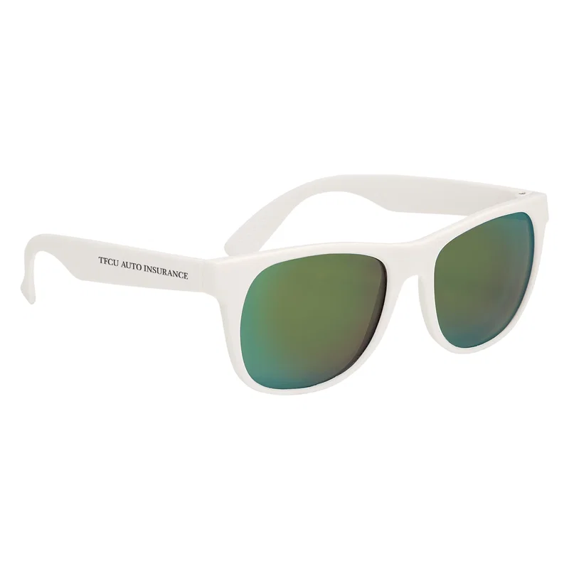 Rubberized Mirrored Sunglasses — view 6