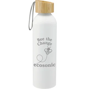 Ryze Aluminum Sports Water Bottle 22 oz with FSC® Bamboo Lid