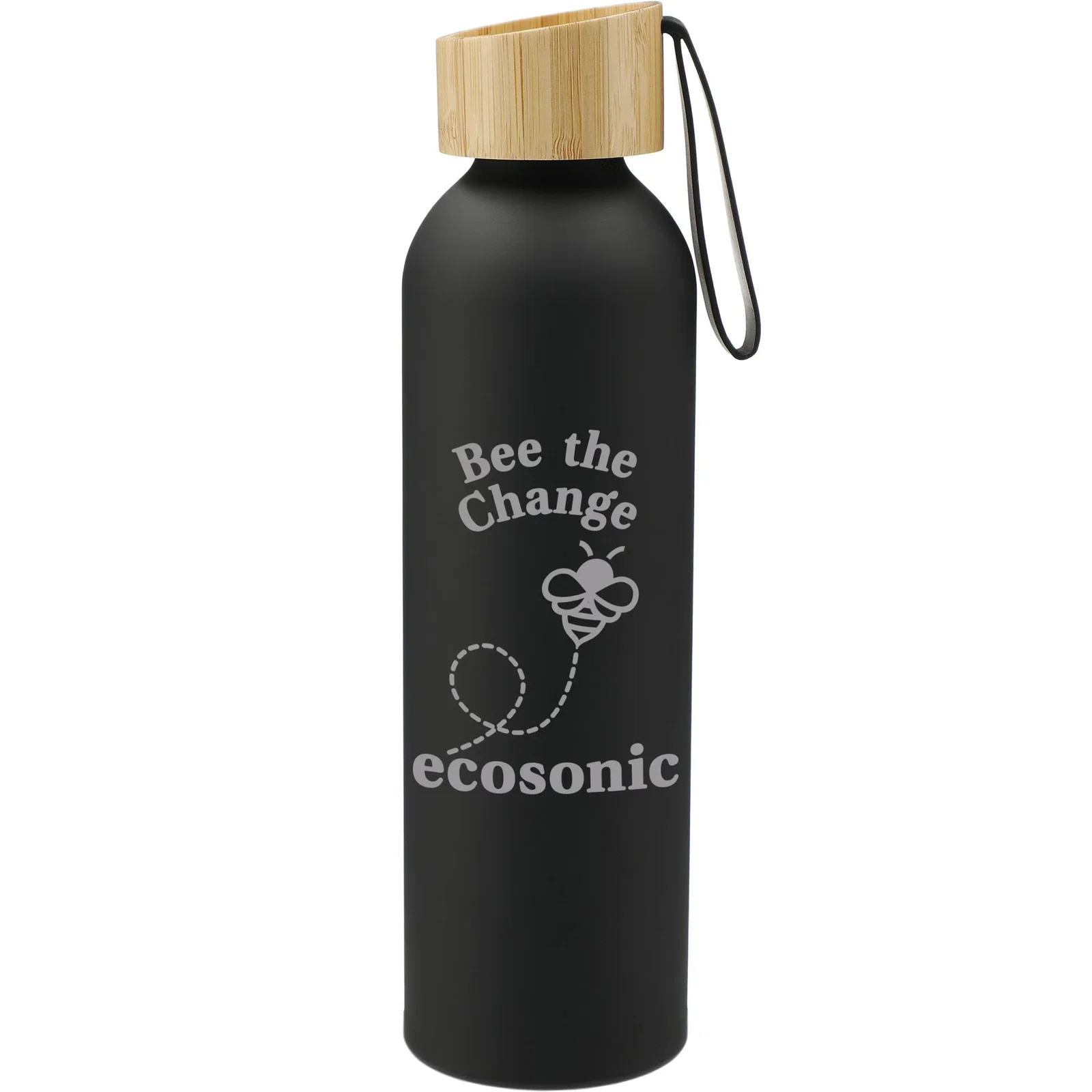 Ryze Aluminum Sports Water Bottle 22 oz with FSC® Bamboo Lid — view 9