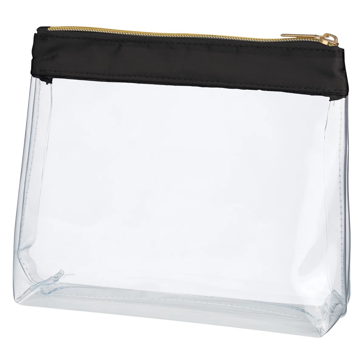 Zipper pull shown at the top of the pouch