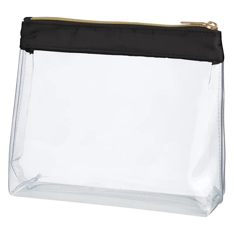 Sadie Satin Clear Cosmetic Bag — view 2