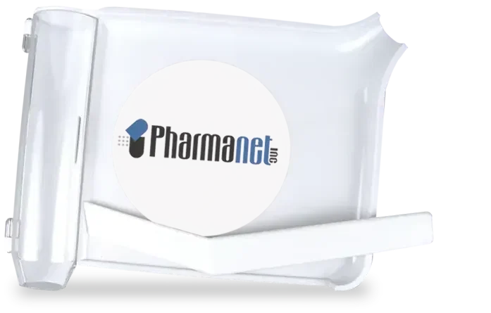 Safe'n Easy Pill Counter Tray. Plastic pill counter tray with spatula for pharmacy and clinic dispensing