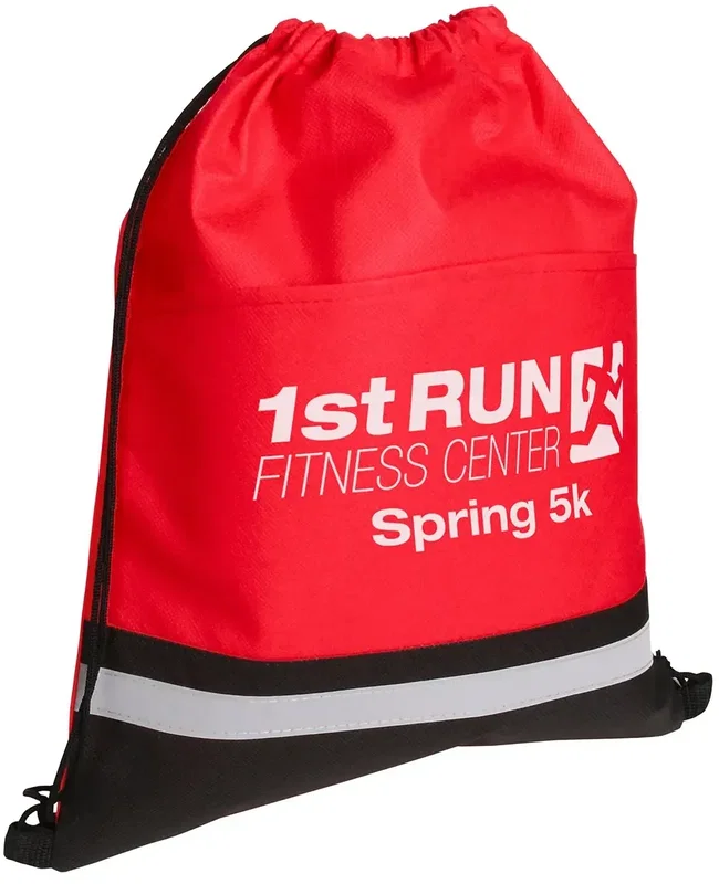 Custom Safety Drawstring Bag — view 4