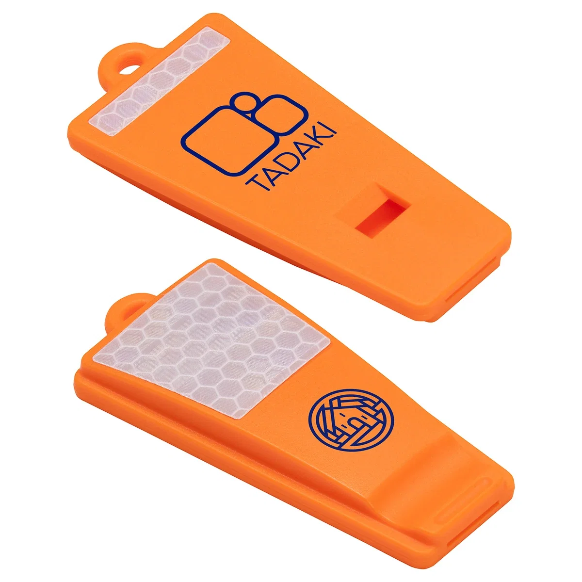 Side profile of the Safety First Reflective Whistle