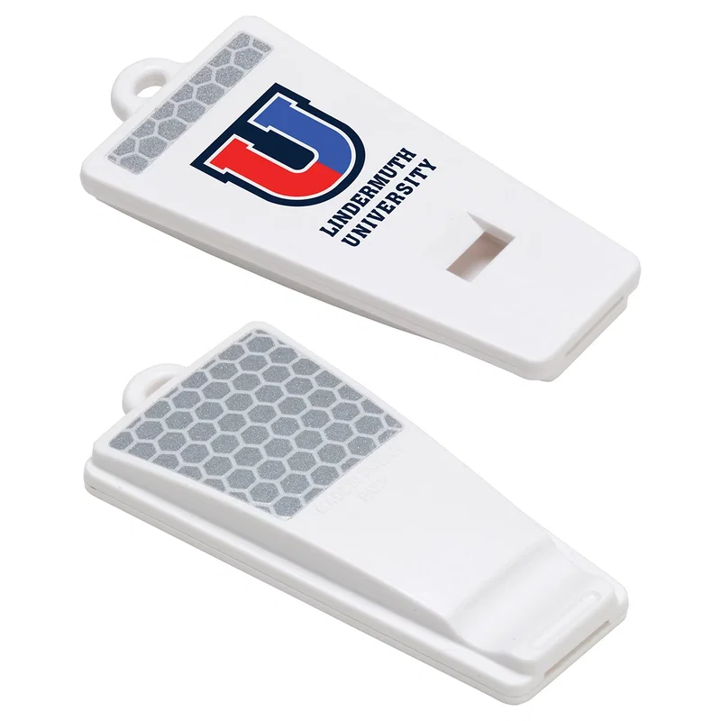 Safety First Reflective Whistle shown in an available color option