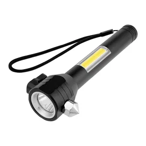 Safety Tool With Rechargeable COB Flashlight 2.0