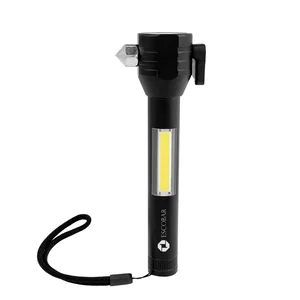 Safety Tool With Rechargeable COB Flashlight 2.0