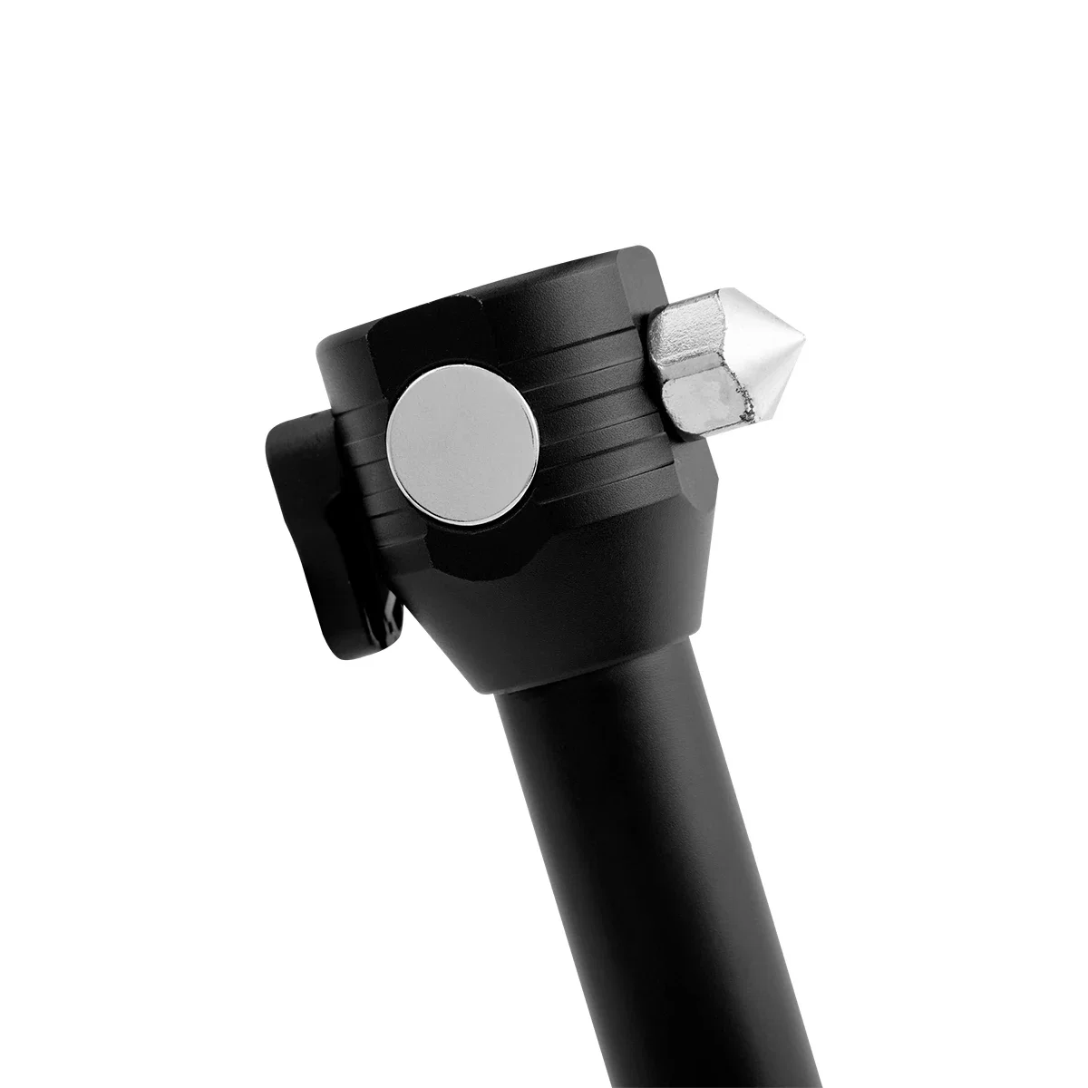 Angled view of the compact emergency light