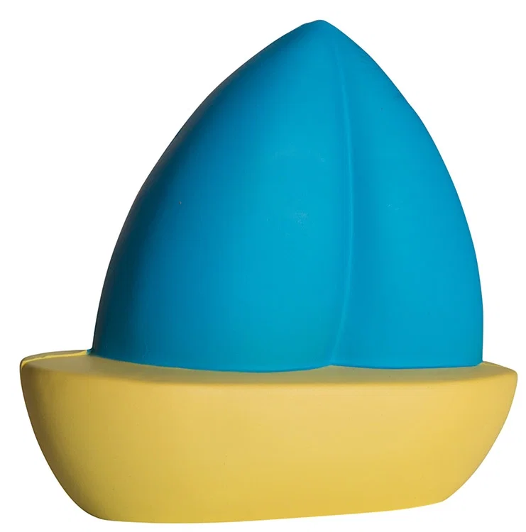 Imprinted Sailboat Stress Reliever — view 2