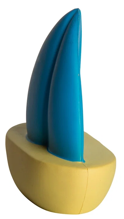 Imprinted Sailboat Stress Reliever — view 3