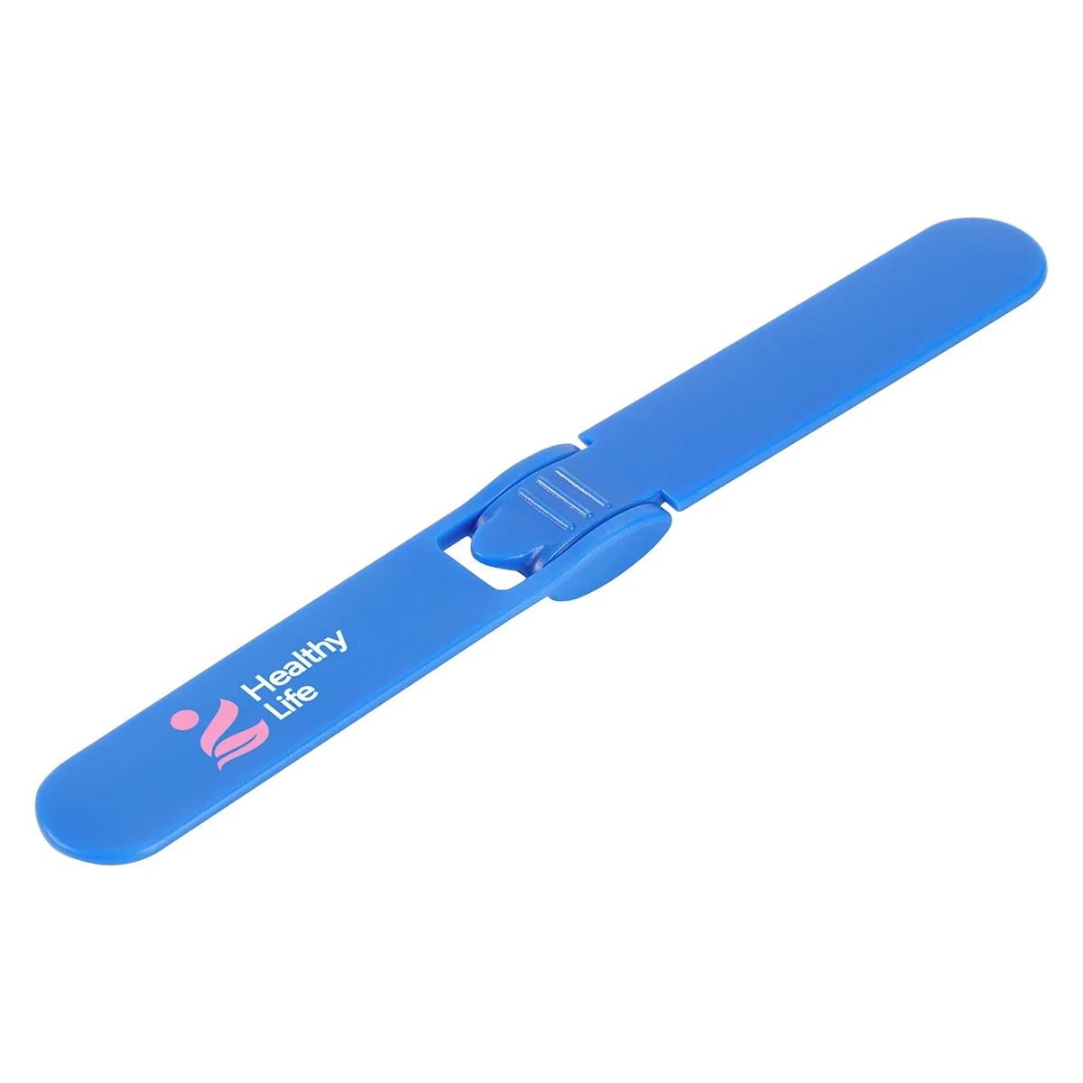 Close-up of the Salon Nail File's logo imprint area
