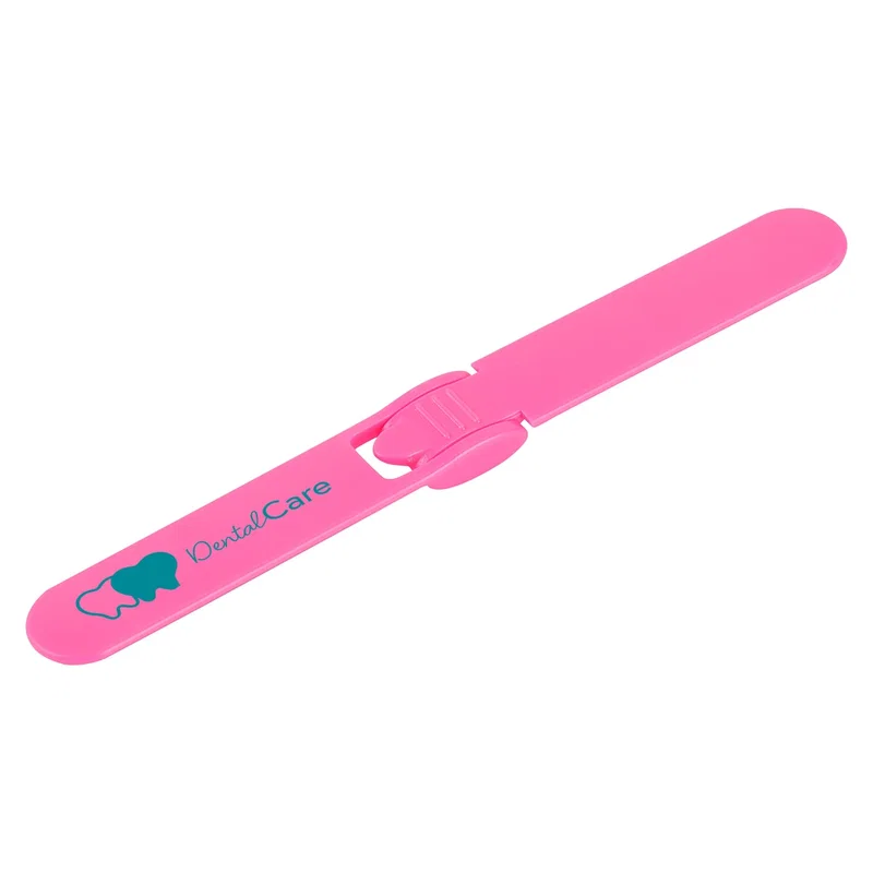 Closed view of the custom Salon Folding Nail File case