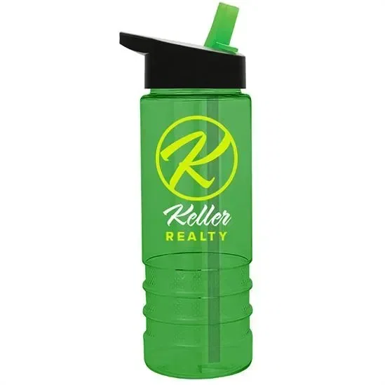 Salute Bottle with Flip-Straw Lid (24 oz.) — view 10
