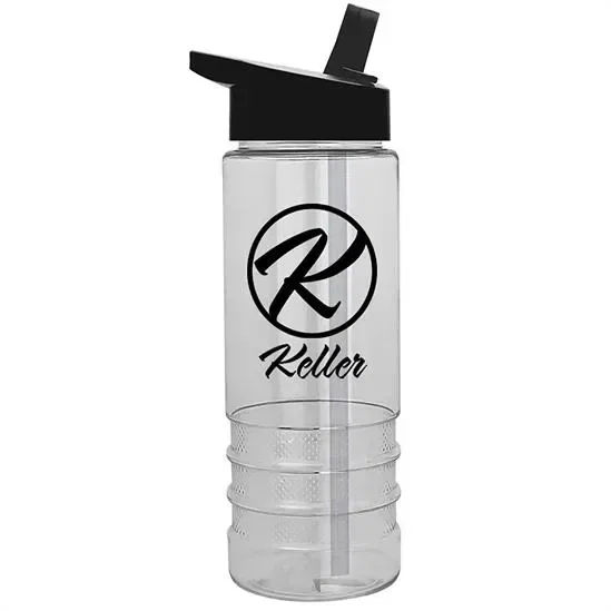 Salute Bottle with Flip-Straw Lid (24 oz.) — view 2