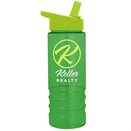 Salute Bottle with Flip-Straw Lid (24 oz.) — view 4