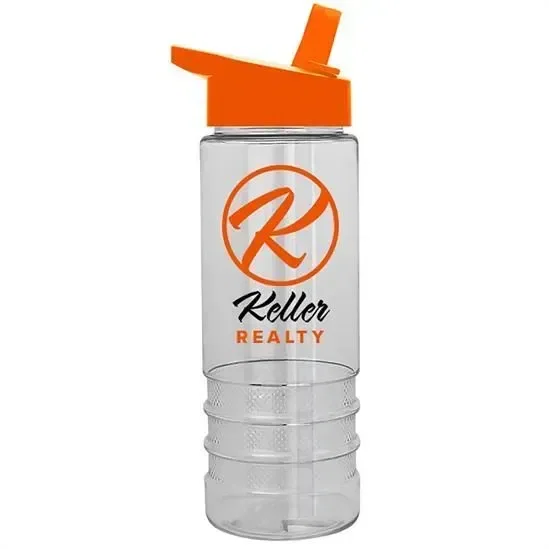 Salute Bottle with Flip-Straw Lid (24 oz.) — view 6