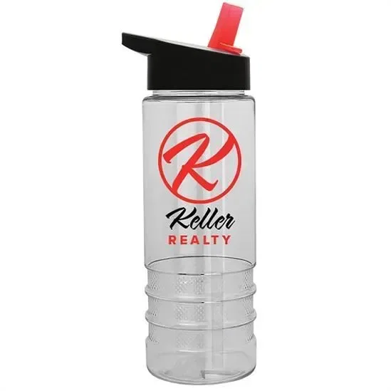 Salute Bottle with Flip-Straw Lid (24 oz.) — view 7