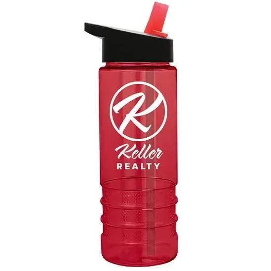 Salute Bottle with Flip-Straw Lid (24 oz.) — view 9