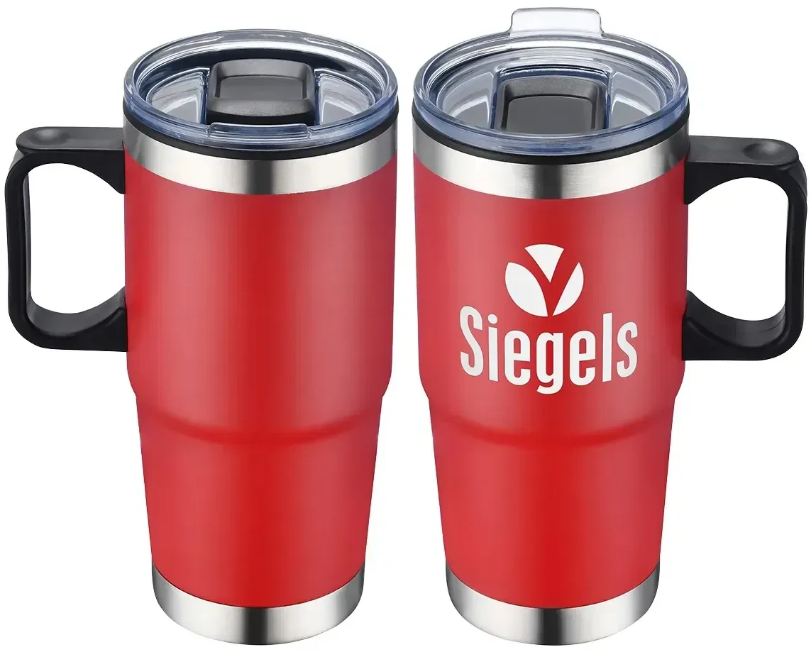 Custom San Siro 24 oz travel mug color option with branded logo imprint