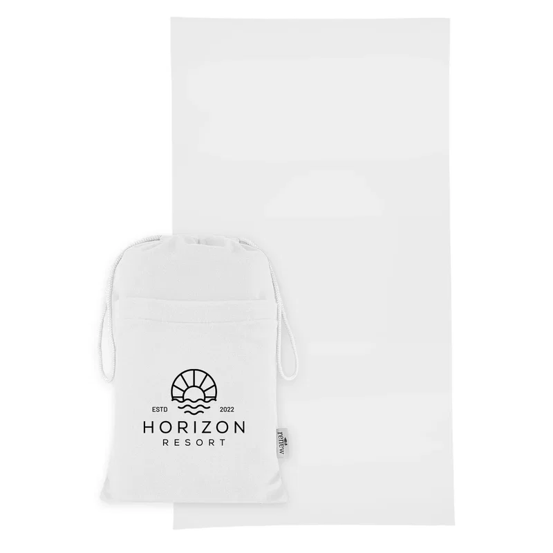 Sand-Free rPET Beach Towel With Pouch — view 11
