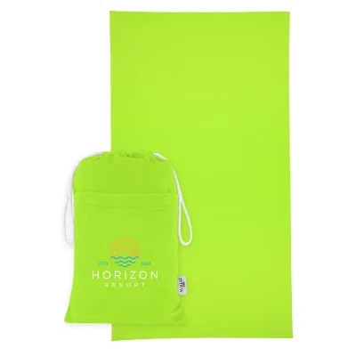 Sand-Free rPET Beach Towel With Pouch — view 4