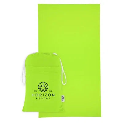 Sand-Free rPET Beach Towel With Pouch — view 5