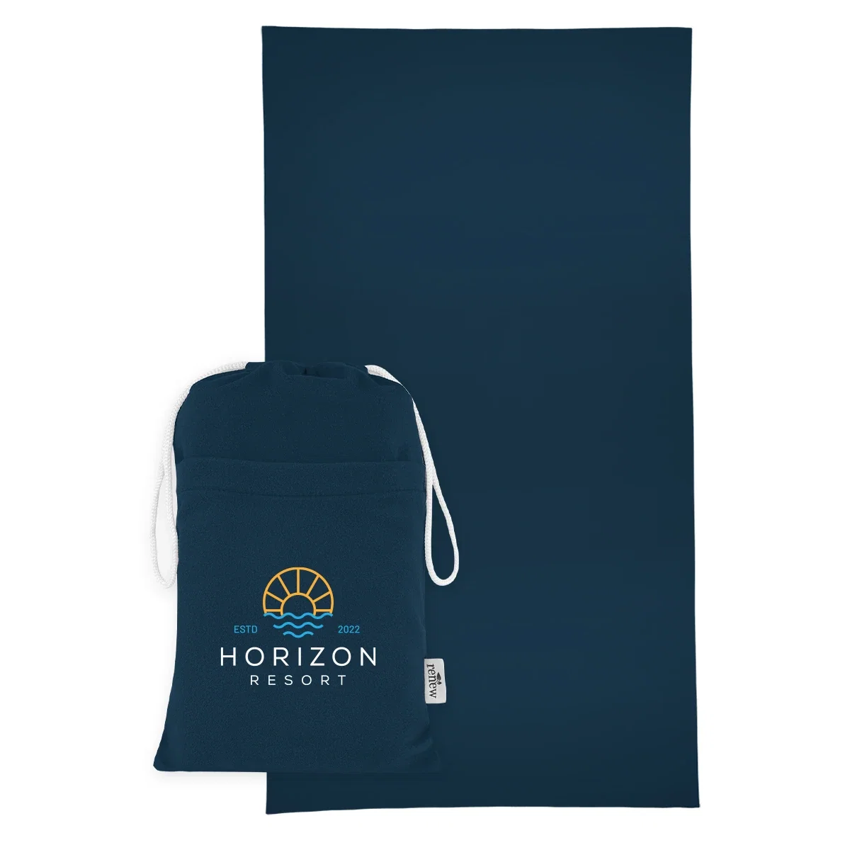 Red option shown at full length with the pouch alongside