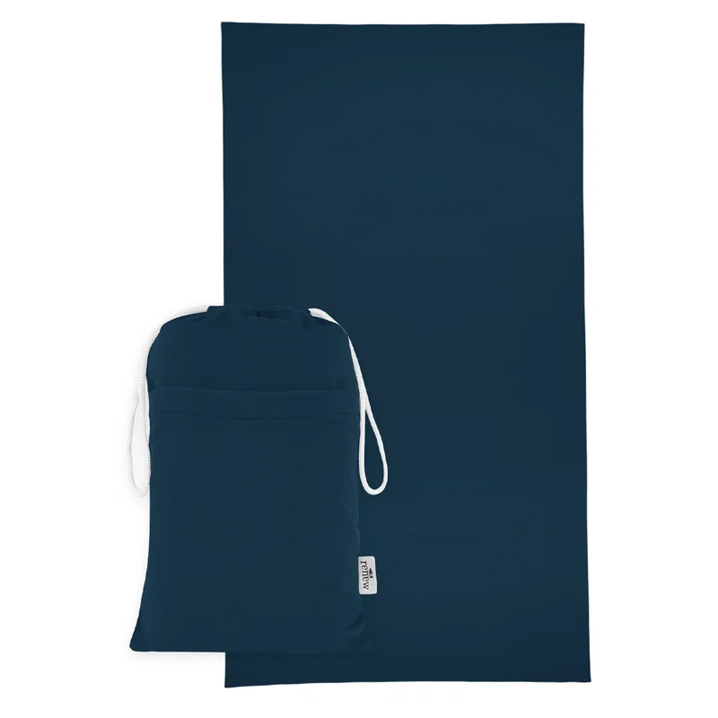 Sand-Free rPET Beach Towel With Pouch — view 7