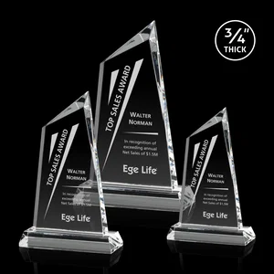 Sandown Summit 3/4" Crystal Award