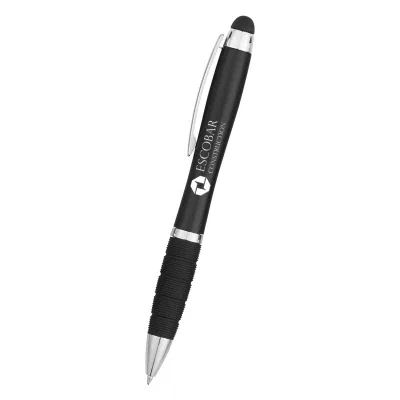 Black barrel version shown from the side with its soft stylus tip