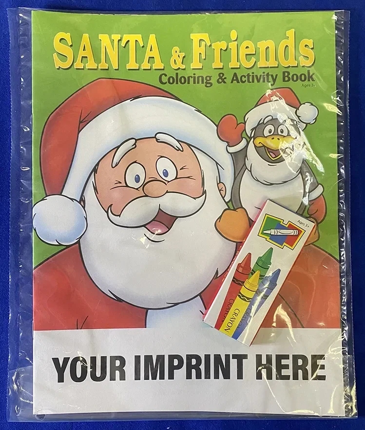 Santa & Friends Coloring Book — view 3