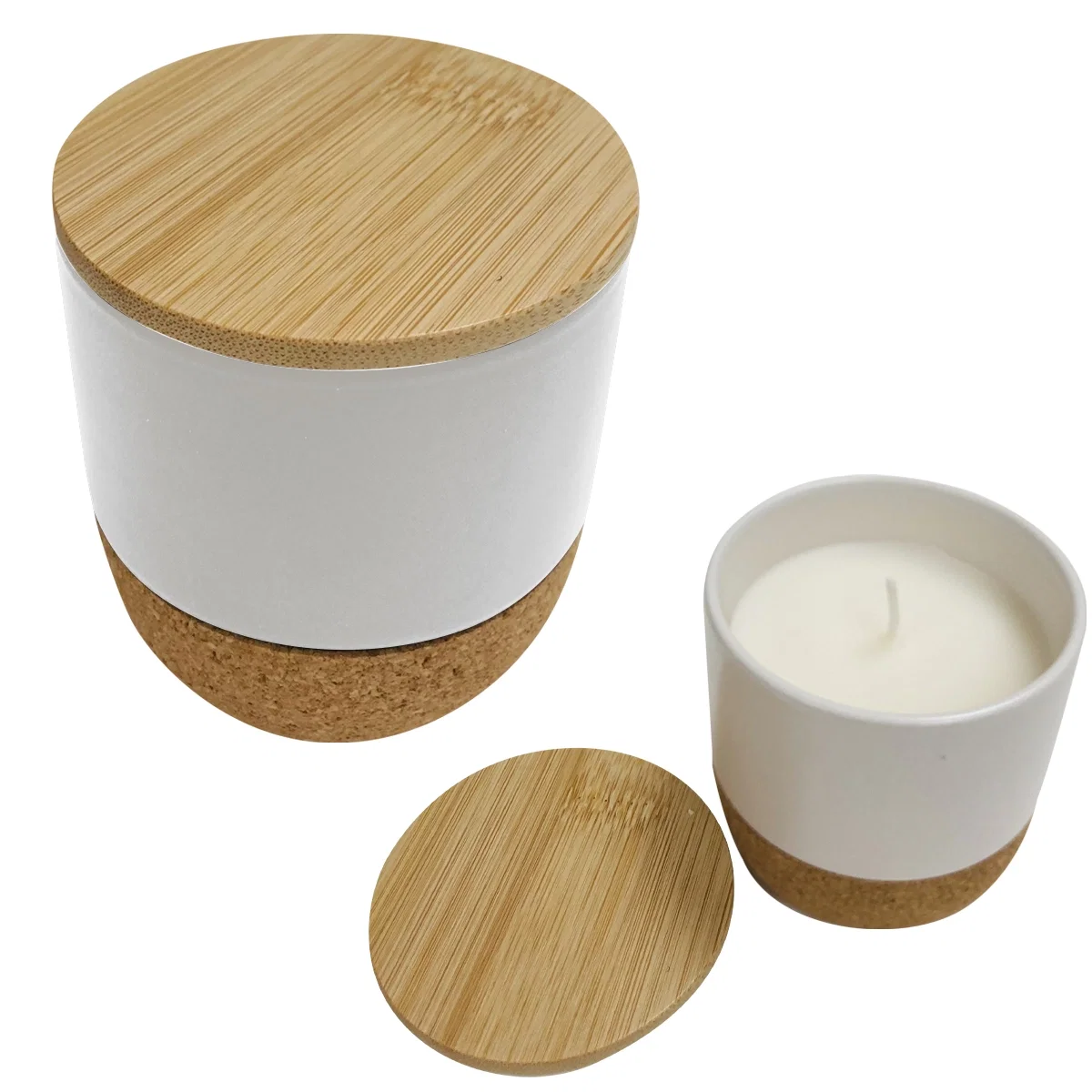 Three-inch height keeps the candle steady on a shelf