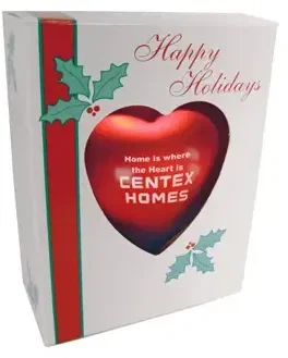Satin Finish Heart Shaped Shatterproof Ornament (4") — view 2