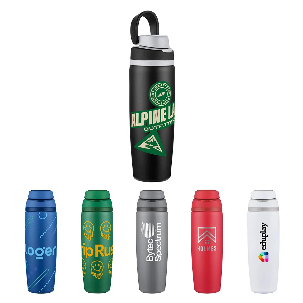 Custom Savanah 25 oz Eco-friendly Vacuum Insulated Stainless Steel Bottle, front view of the branded bottle