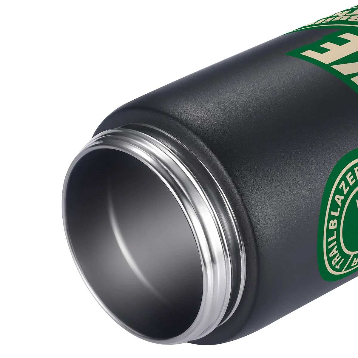 Close-up of the Savanah bottle's threaded neck opening with the lid removed